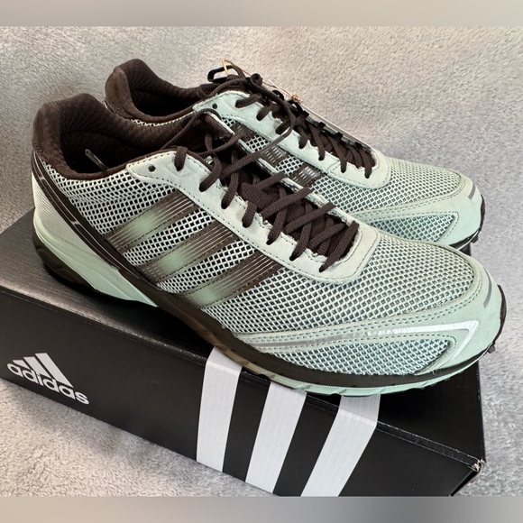 adidas Shoes - Adidas Women’s Adizero Adios OG Dark Brown Ash Green Sneaker Size 9